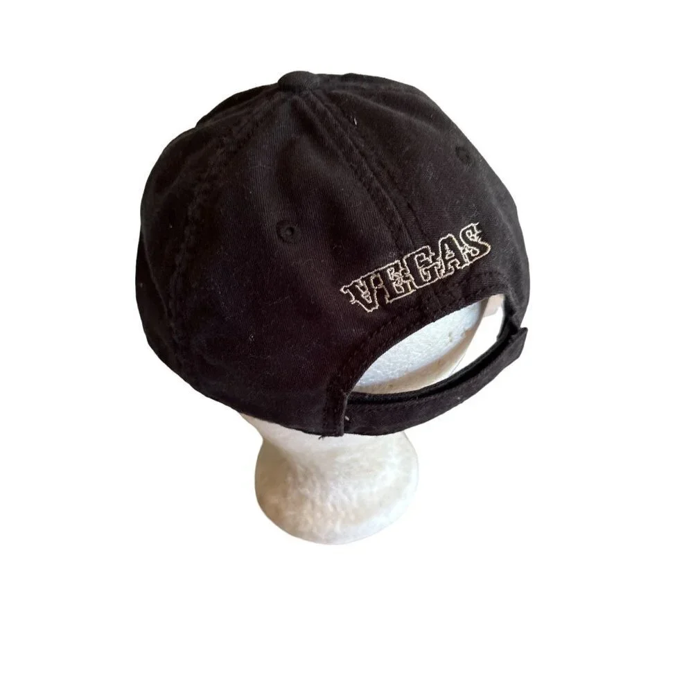 Hard Rock Hotel Baseball Cap Black‎ HRH Las Vegas Horseshoe Adjustable Hat
